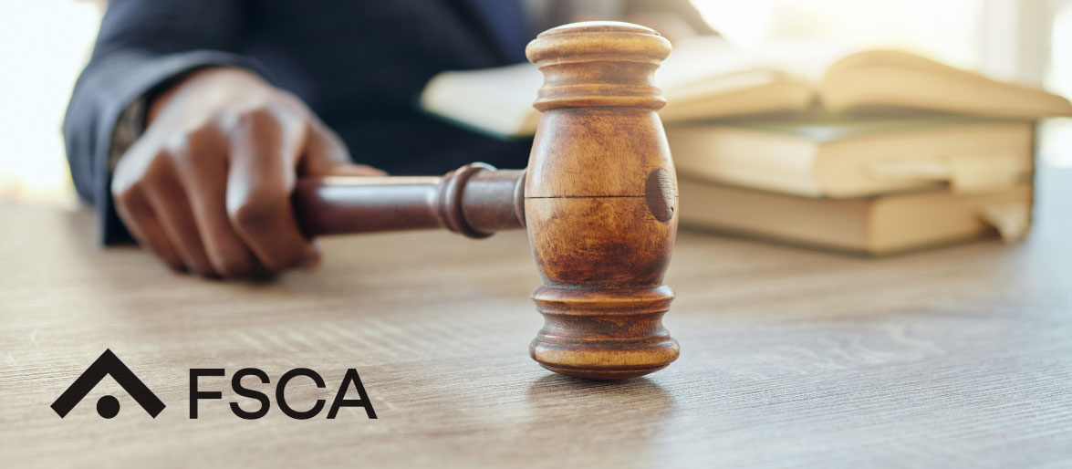 Financial Sector Conduct Authority (FSCA) advisory warning consumers against illegal funeral insurance schemes operating without registered life underwriters.